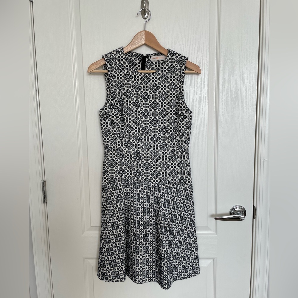 Tory Burch Navy & Ivory Dress